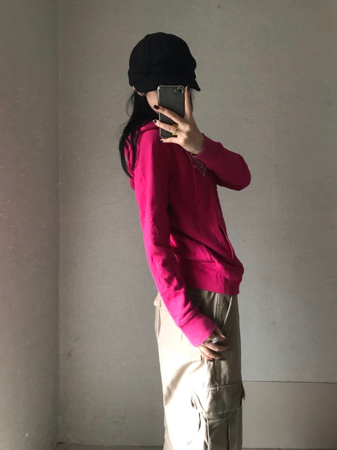 갭 핑크 후드집업 상품이미지3
