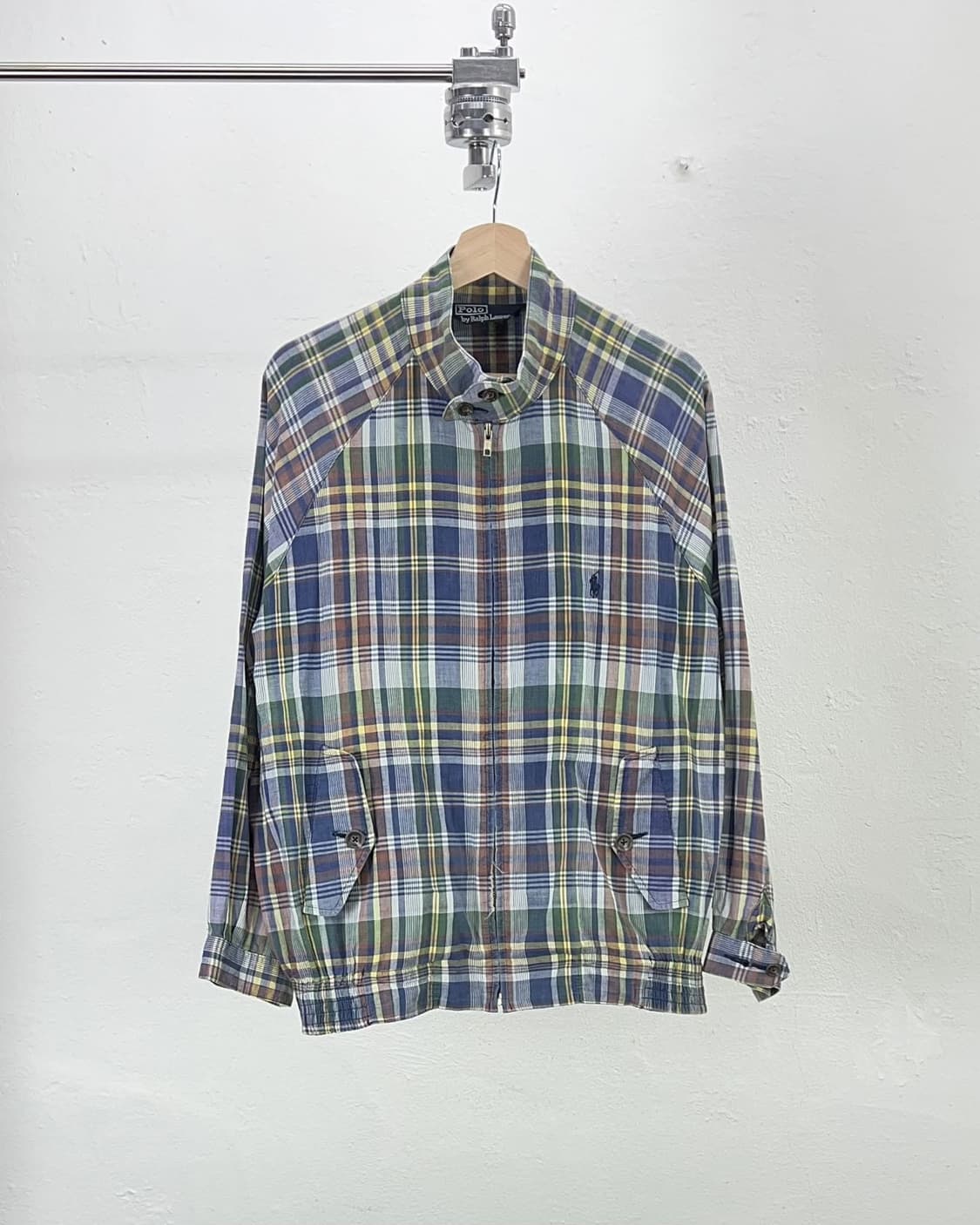 폴로 랄프로렌 마드라스 체크 바라쿠타 코튼 자켓 상품이미지1