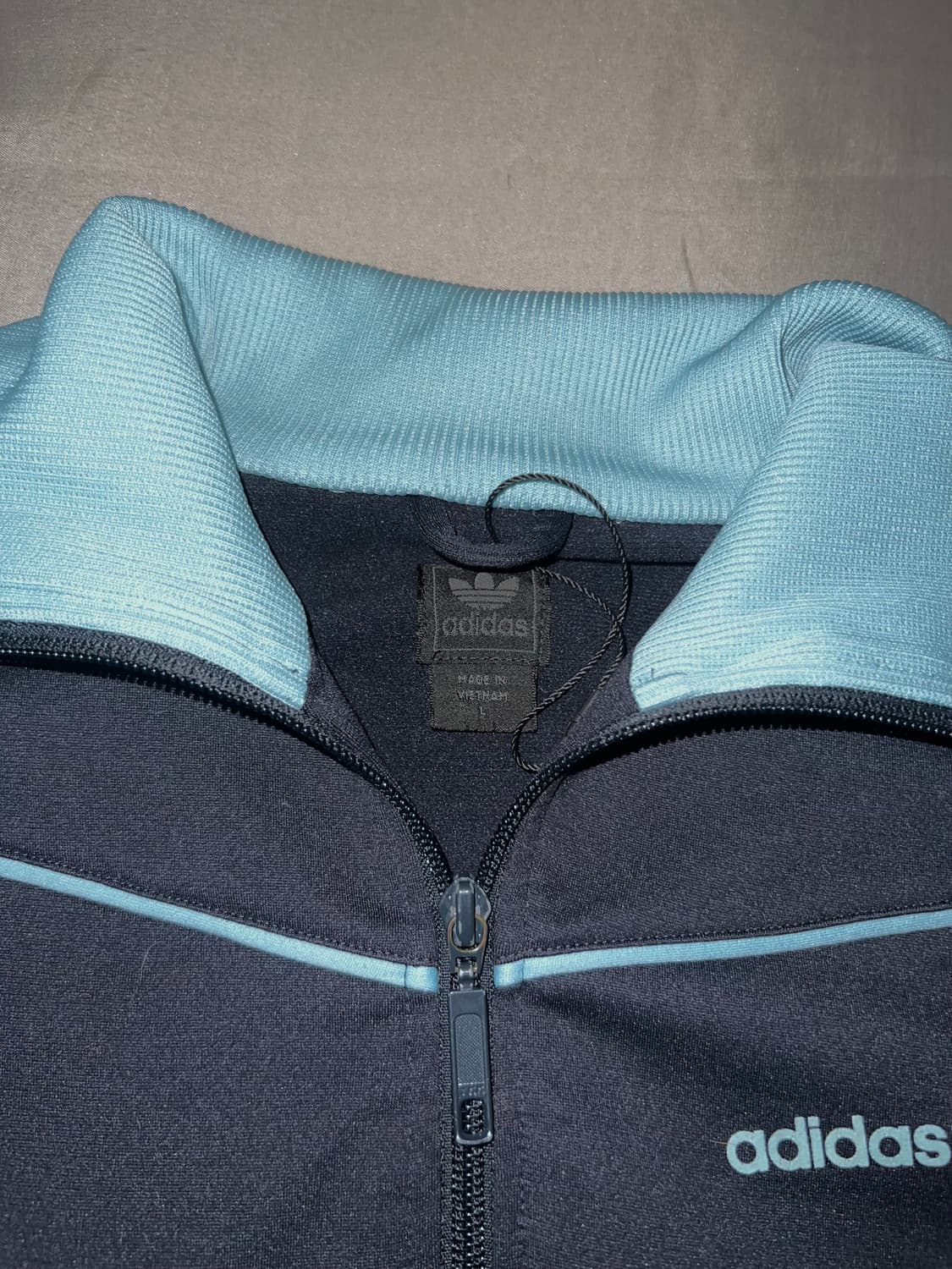 ✨Adidas✨ navy skyblue 베켄바우어 져지 zip up 상품이미지4