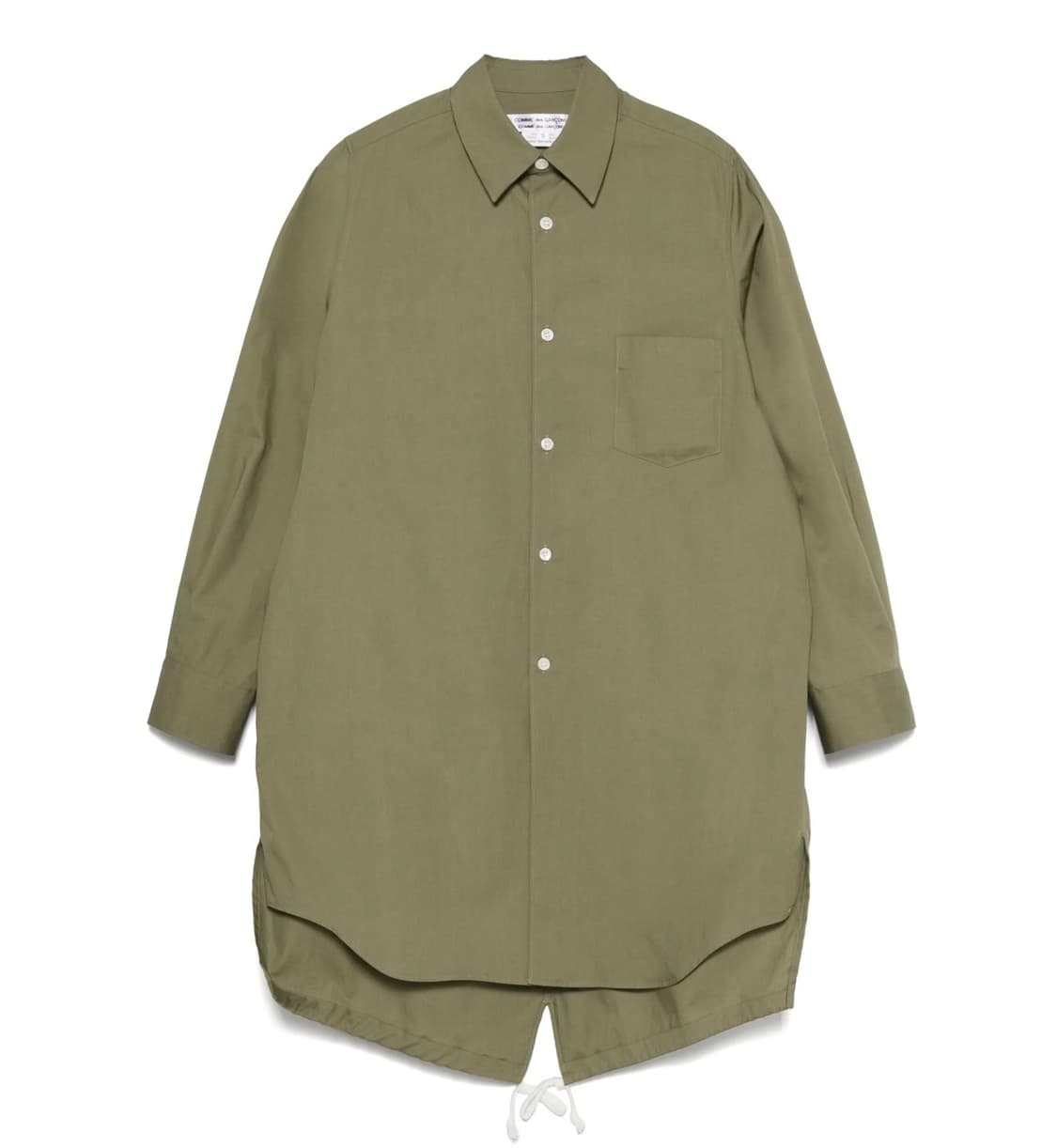 25ss 꼼데가르송 꼼데가르송 스트링 롱셔츠 m 상품이미지1