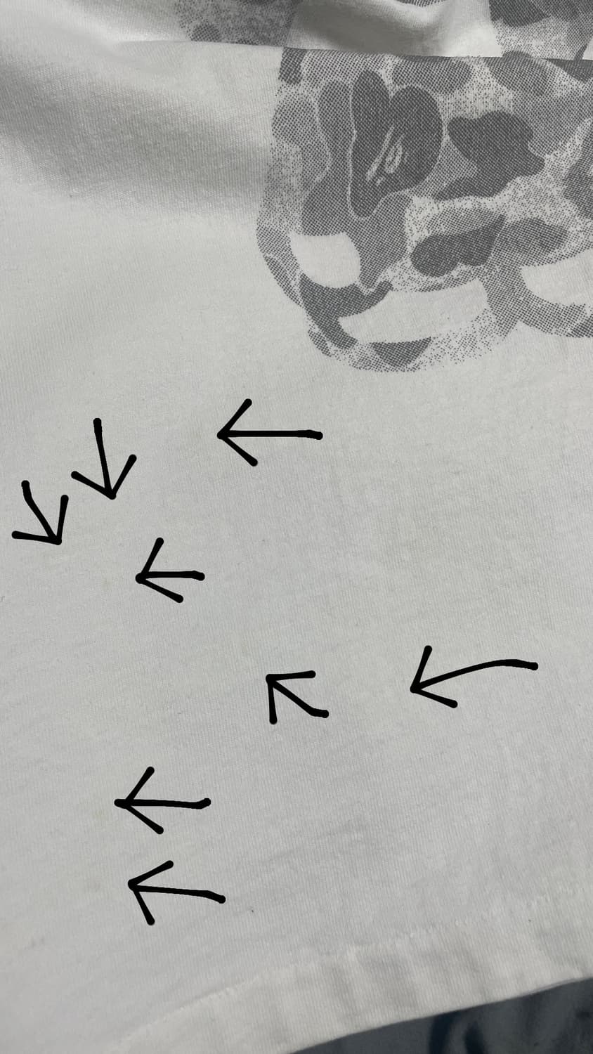 베이프 레이디 xs 베이비 마일로 반팔 티셔츠 상품이미지6