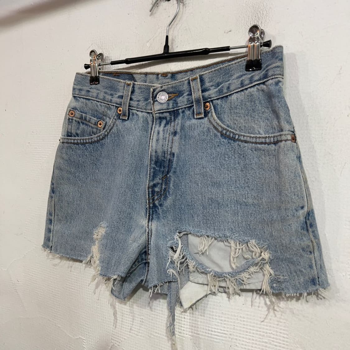 리바이스 517 데님 핫팬츠 상품이미지4