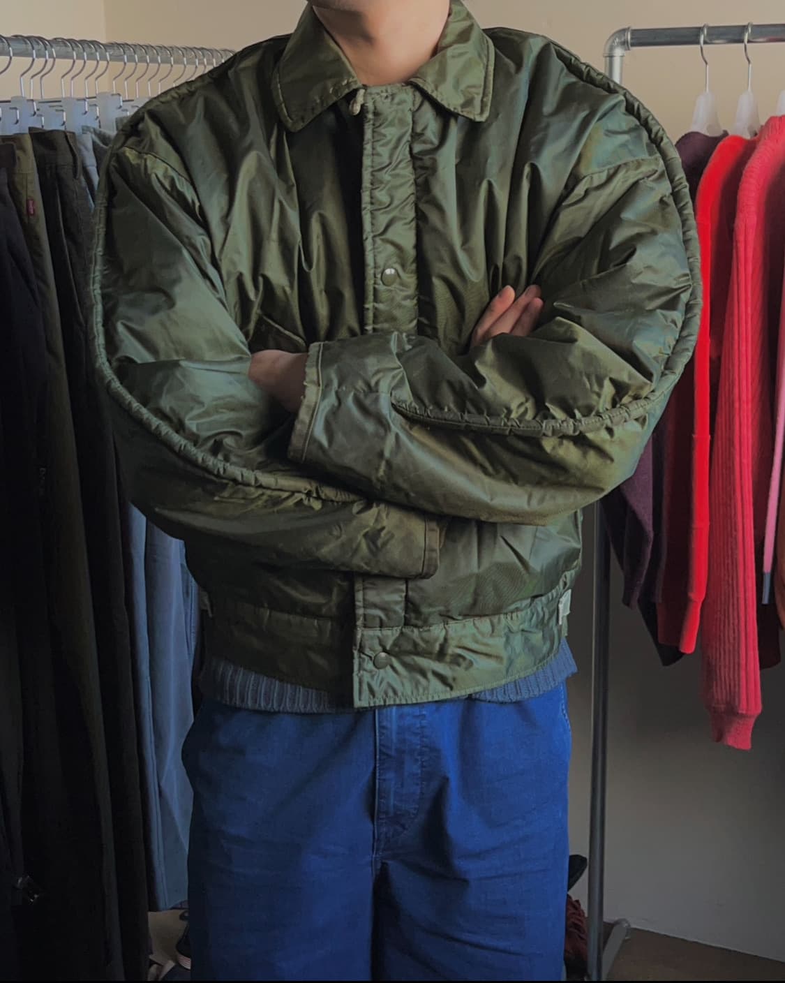 [M]62s 미군 오리지널 A-1 덱 자켓 항공 점퍼 상품이미지7