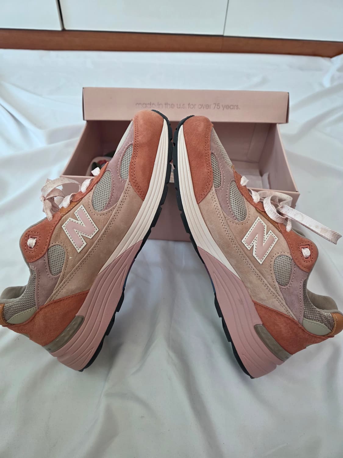 뉴발란스 x 조 프레쉬굿즈 992 메이드 인 USA 에이지드 웰 상품이미지4