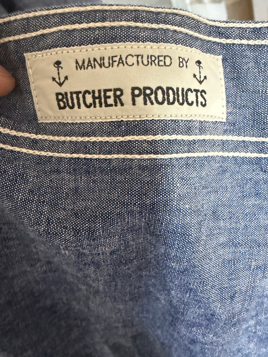 엣라코 타임원클로딩 샴브레이 셔츠 16 사이즈 상품이미지4