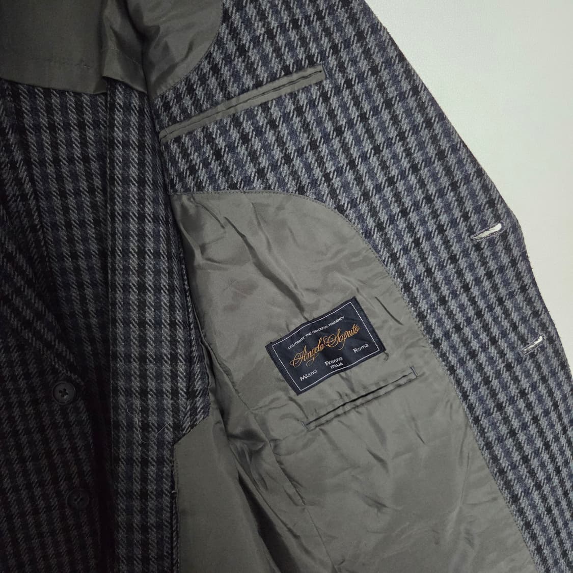 Angelo Saputo 울 블레이저 자켓 L(100) 상품이미지4