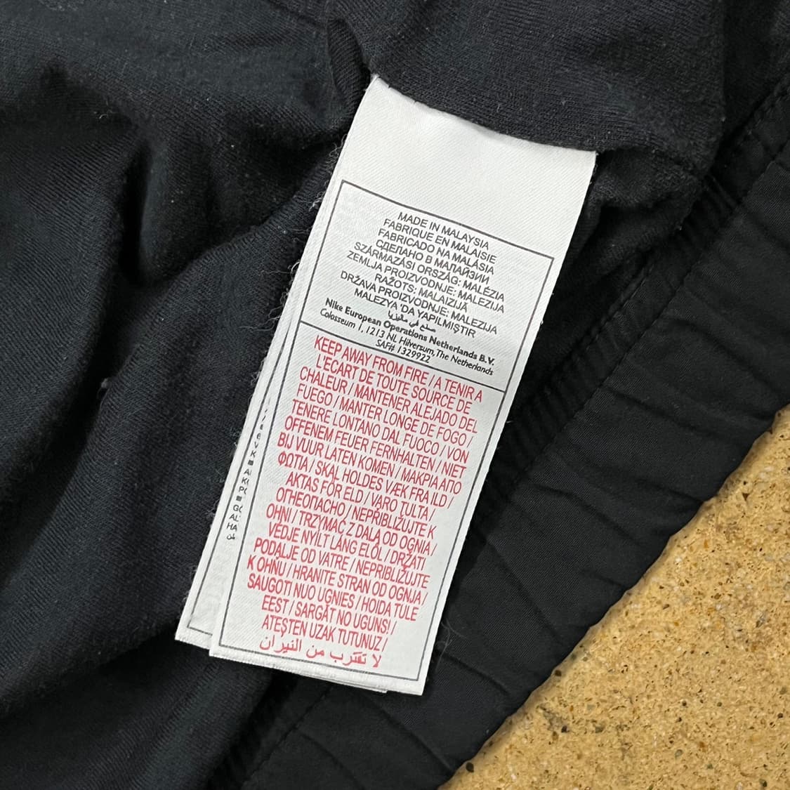 [정품] 나이키 블랙 트랙 자켓 라인 포인트 b18 상품이미지6