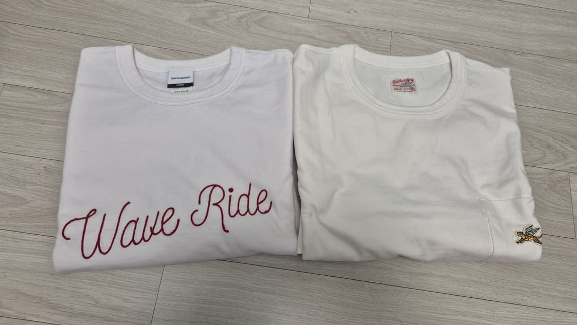 아웃스탠딩 티셔츠 XL 두개 일괄 상품이미지1