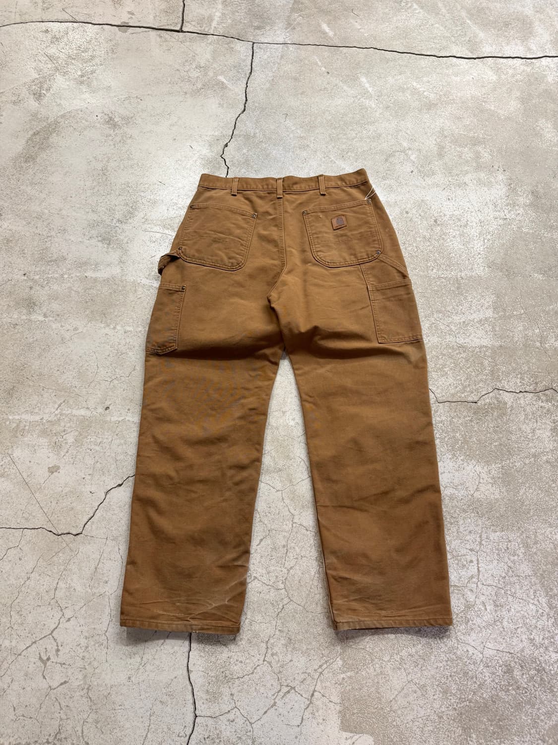 칼하트 B136 BRN 더블니 워크팬츠 상품이미지5