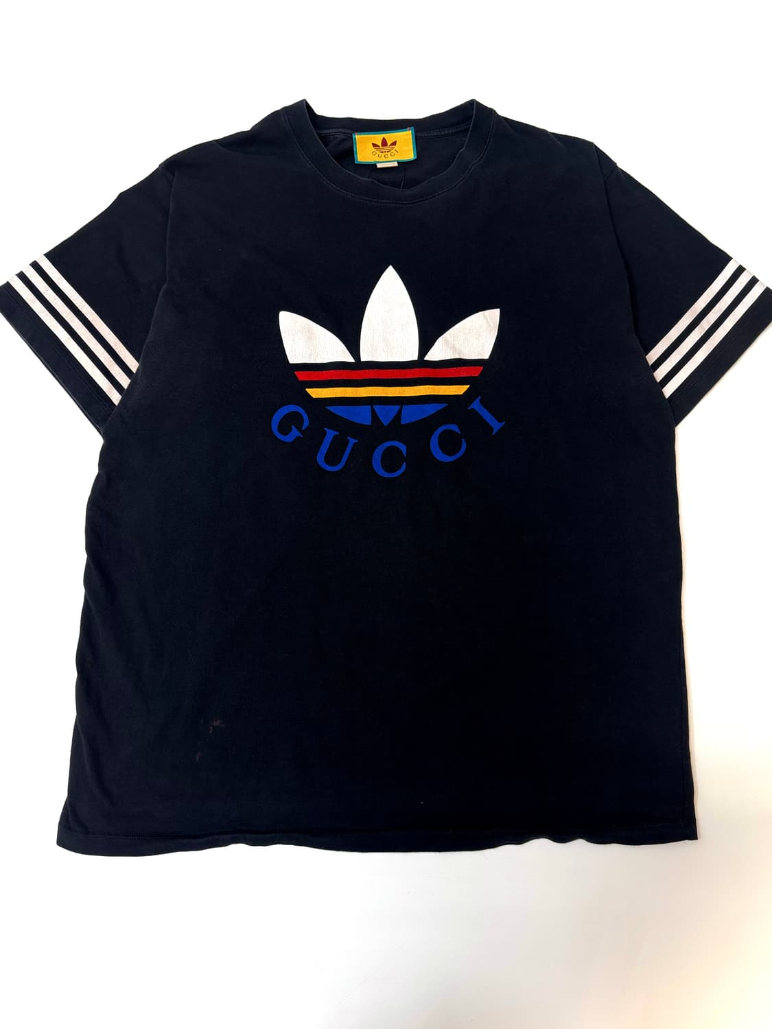 Gucci x Adidas 구찌 x 아디다스 로고 프린팅 반팔 티셔츠 상품이미지2