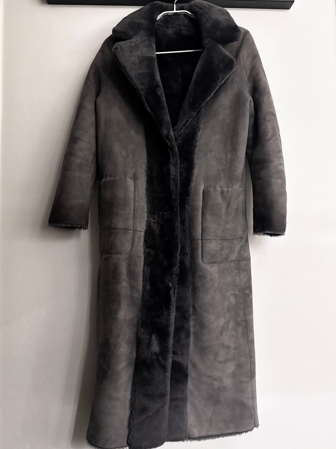 아떼 바네사브루노 스웨이드 양털 무스탕 상품이미지1