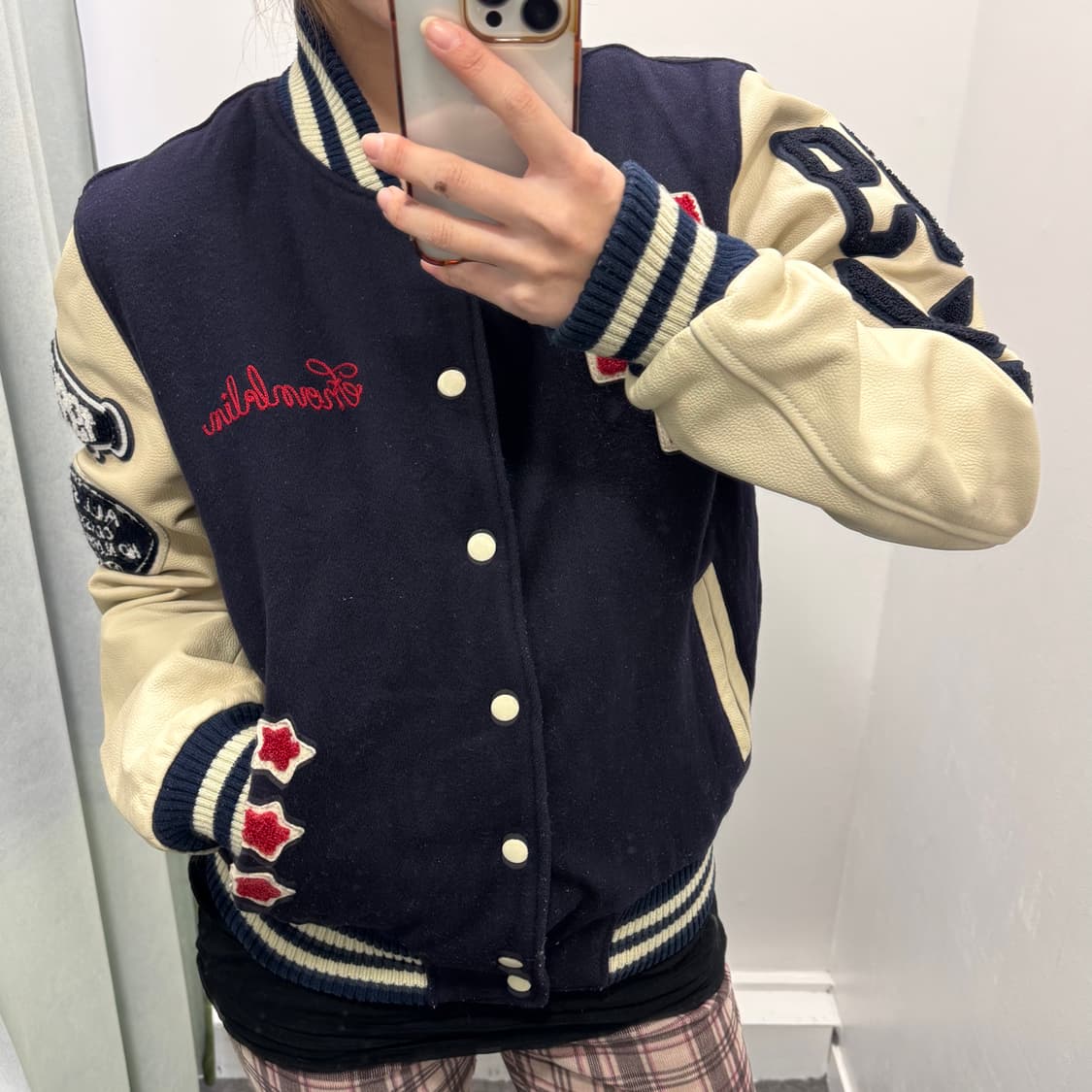 Franklin&Marshall 네이비 바시티 자켓 상품이미지2