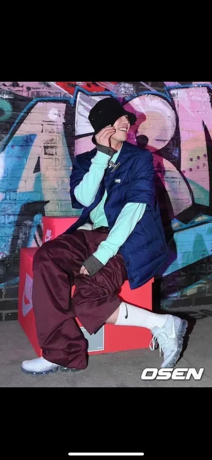 나이키 랩 지드래곤 gd 반팔 경량 패딩 자켓 상품이미지8