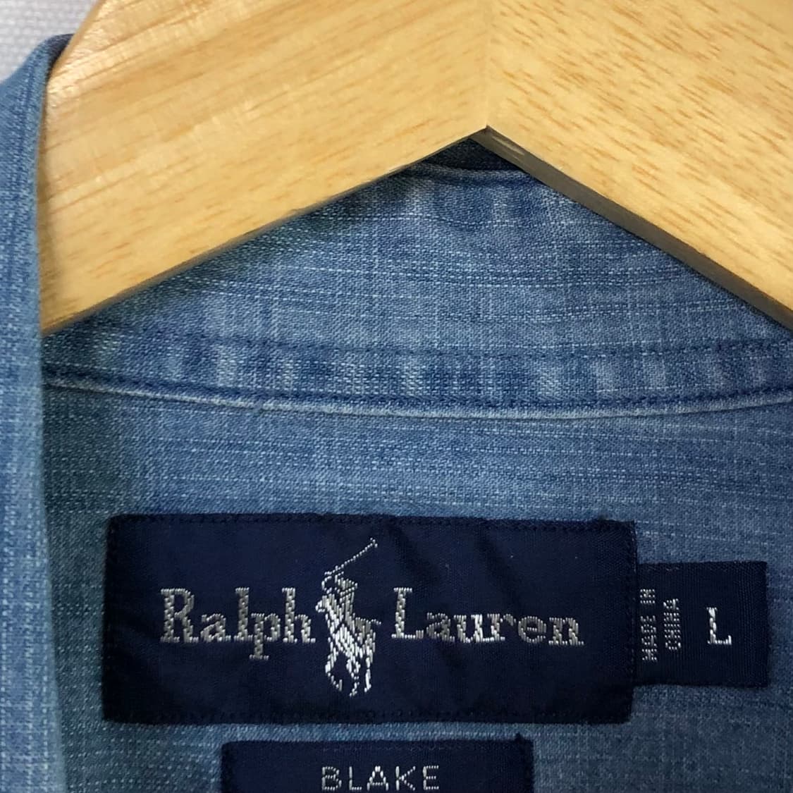 105 폴로 데님 셔츠 상품이미지3