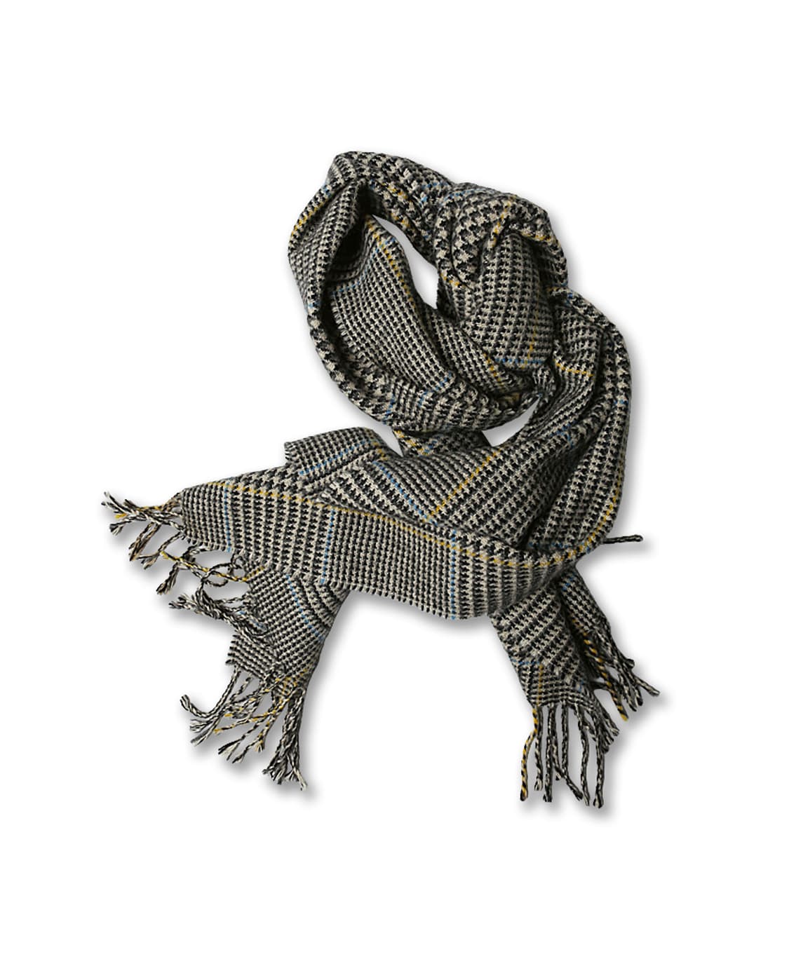 드레익스 [Drake's] 빈티지 클래식 체크 캐시미어 100 머플러 상품이미지1