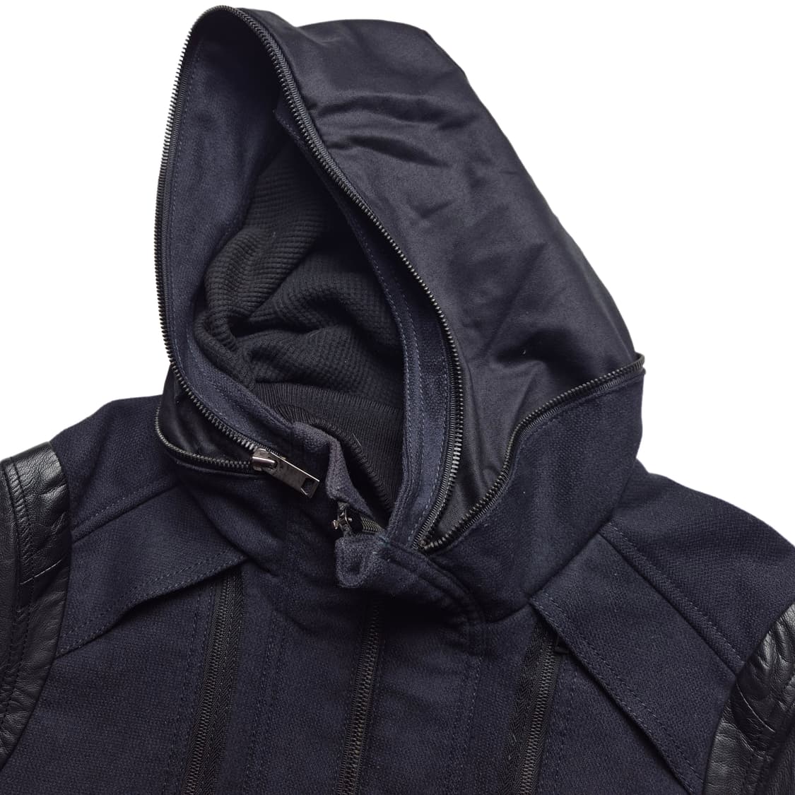 [48] 우영미 레더슬리브 자켓 상품이미지5