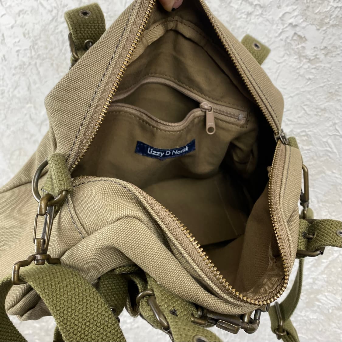 LIZZY D NOVAK 유틸리티 멀티 벨티드 카고 토트 백 상품이미지7