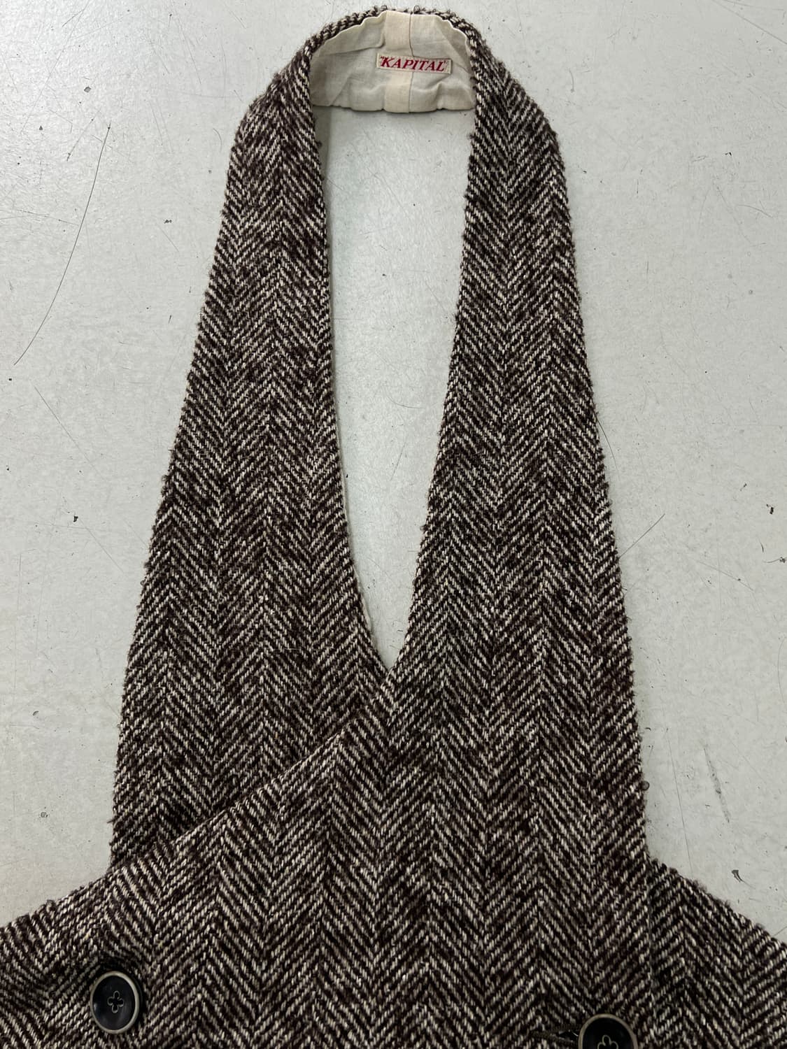 캐피탈 레이어링 헤링본 베스트 상품이미지3