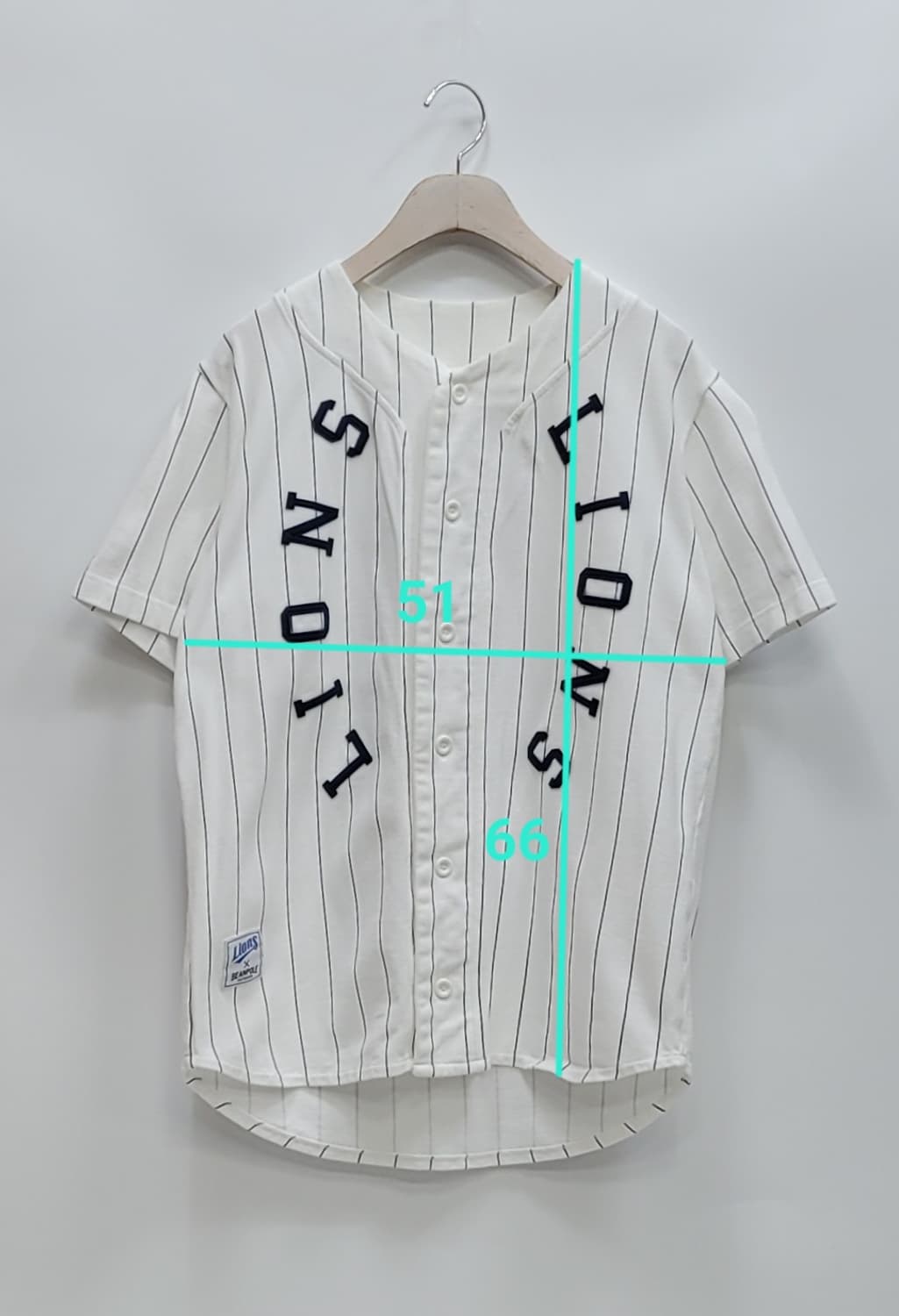 삼성라이온즈 빈폴 유니폼 / 90 화이트
 상품이미지10