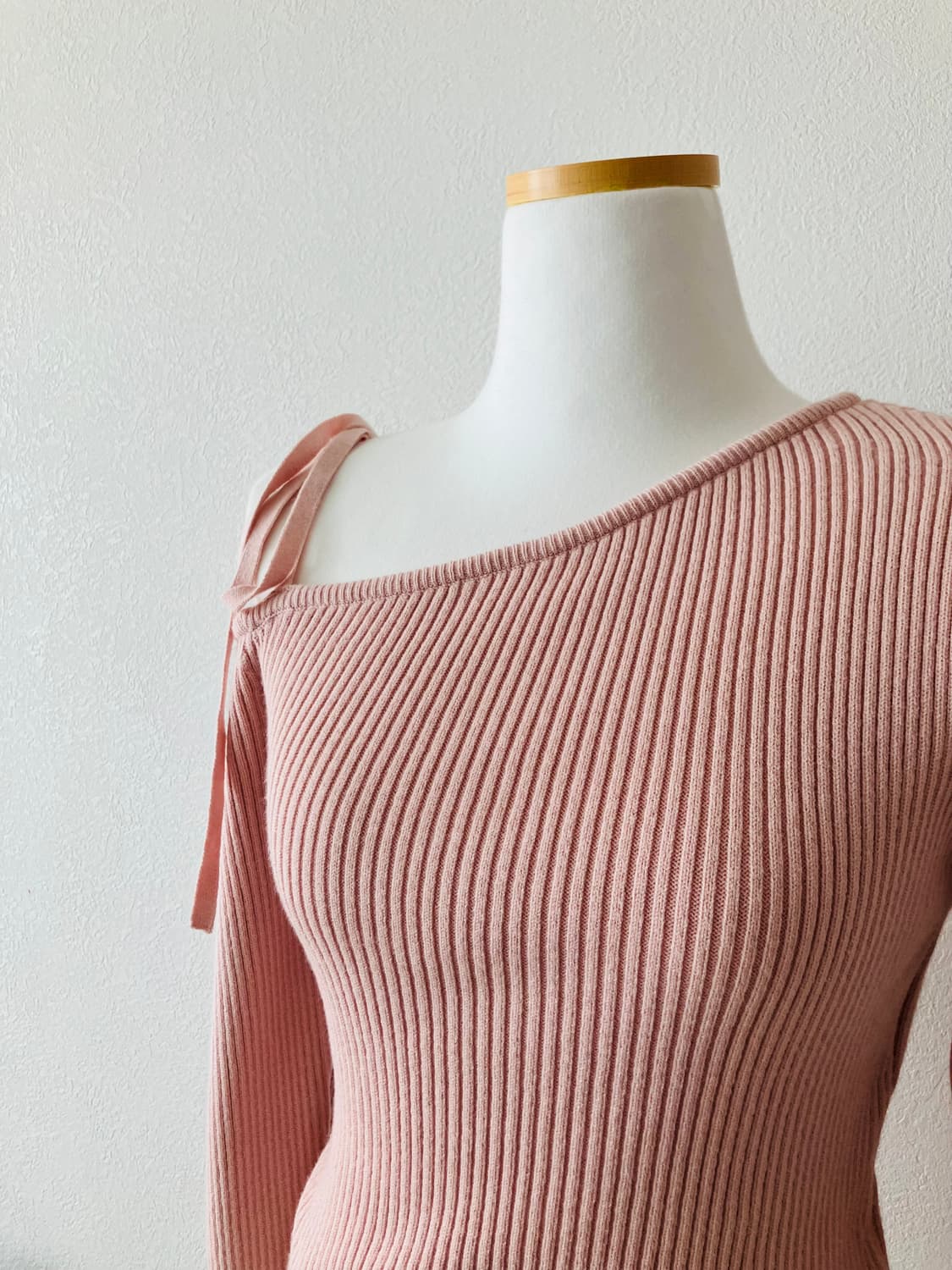 발레코어 오프숄더 핑크니트 히메갸루 라떼갸루 상품이미지4