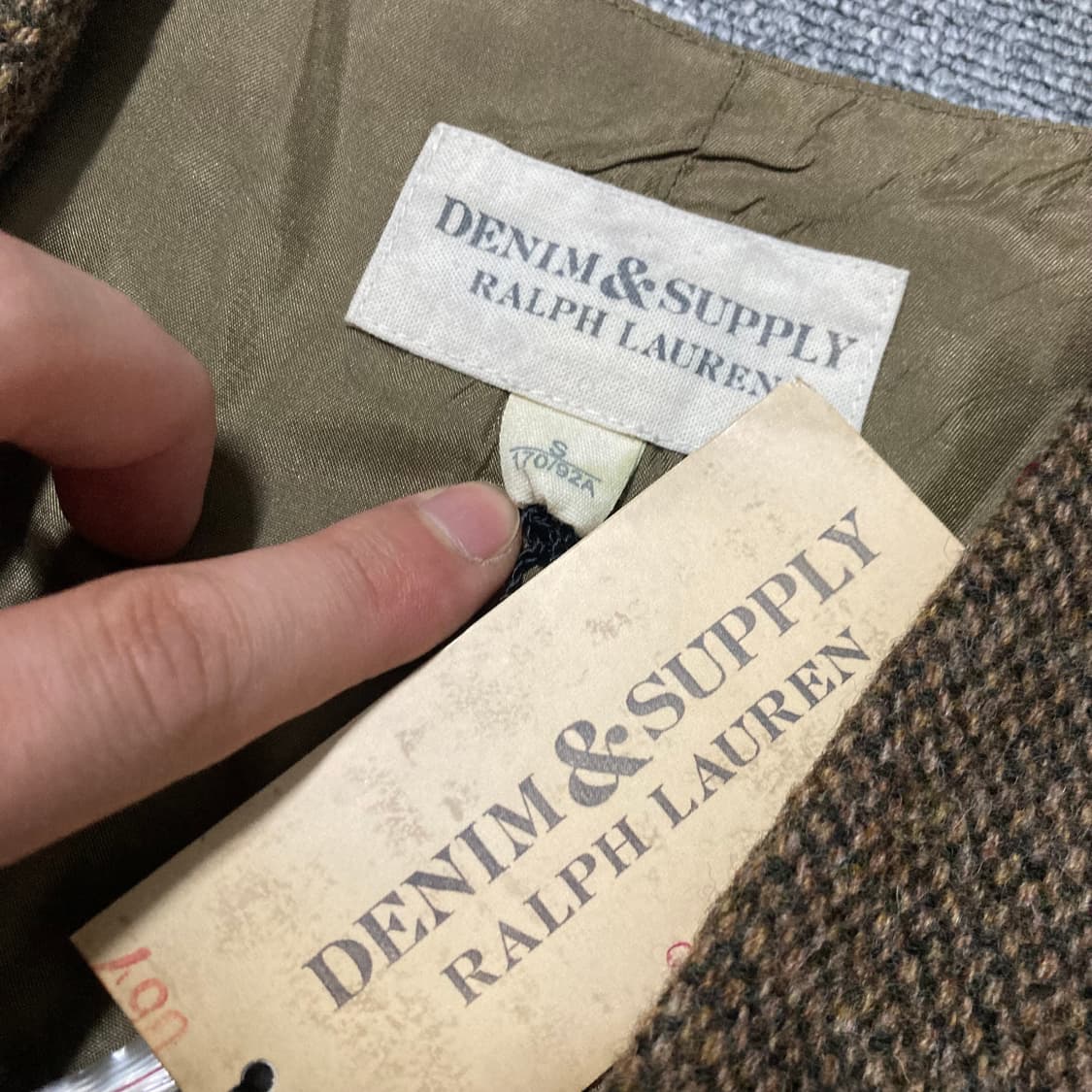 새상품 폴로랄프로렌 데님앤서플라이 헤링본 베스트 상품이미지5