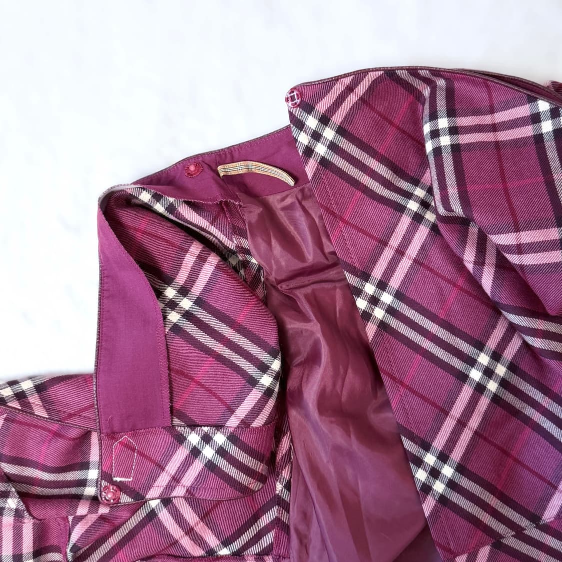 Burberry 버버리 블루라벨 히메갸루 오네갸루 모리걸 스커트 상품이미지5