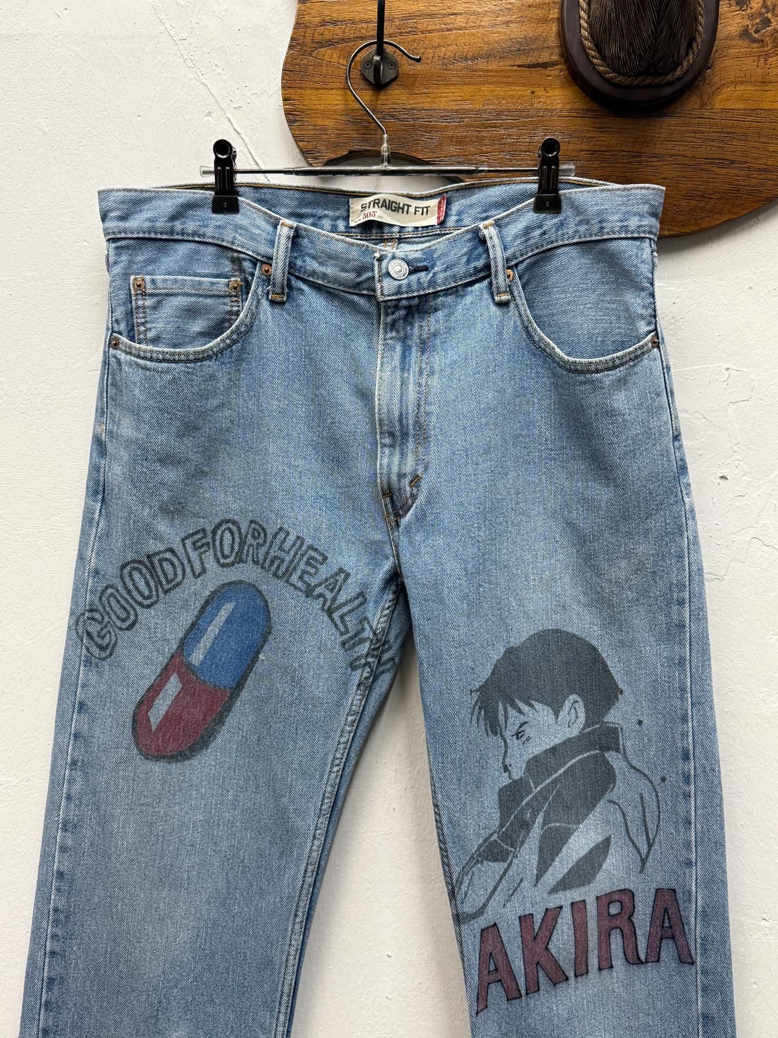 00s Levi’s 505 AKIRA Custom Straight Den 상품이미지1