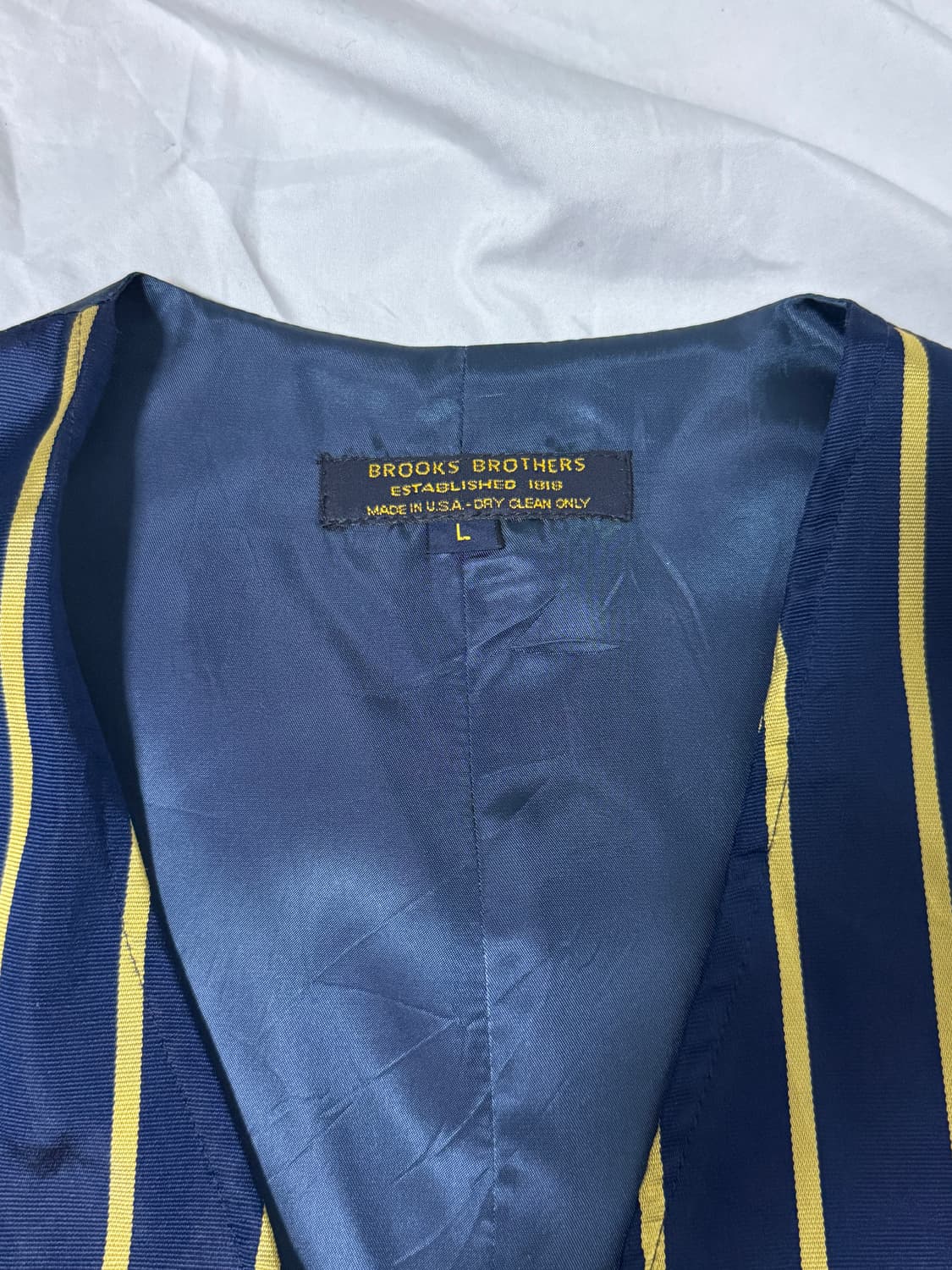 Usa 브룩스 브라더스 스트라이프 베스트 상품이미지5