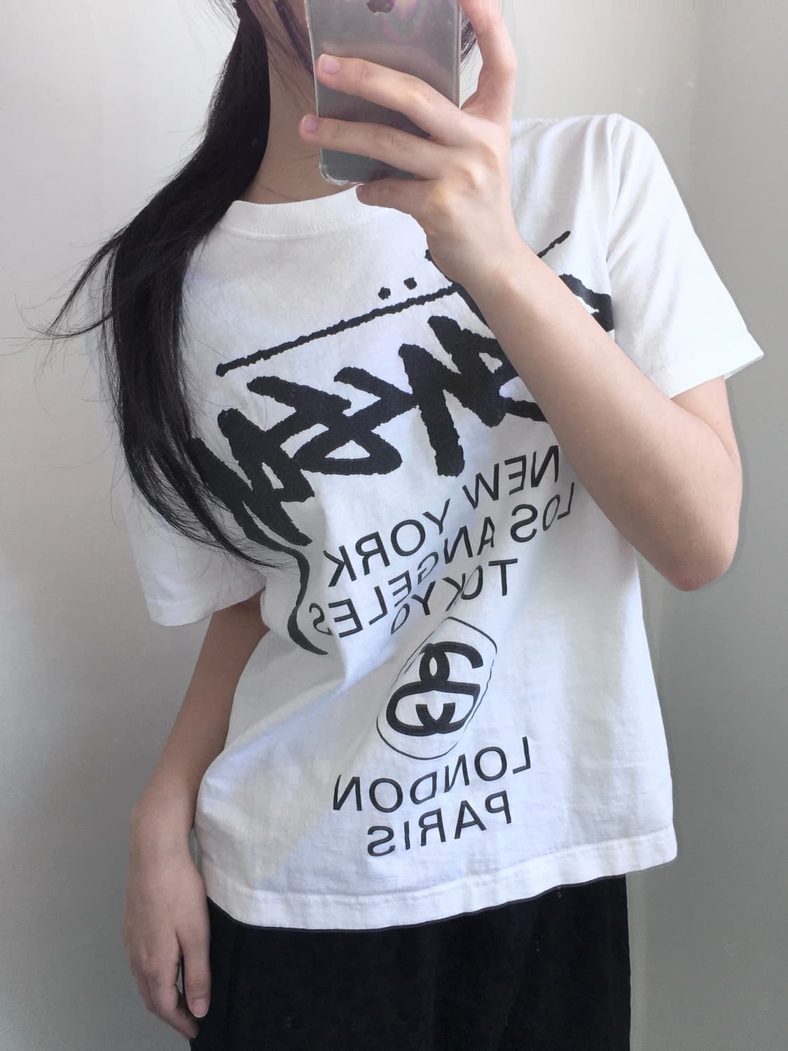 Stussy 스투시 월드투어 화이트 티셔츠  상품이미지1