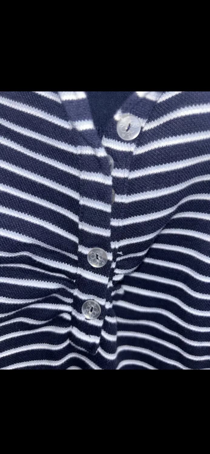 스컬프터 Shirring Tennis Shirt Navy-xs사이즈 상품이미지4