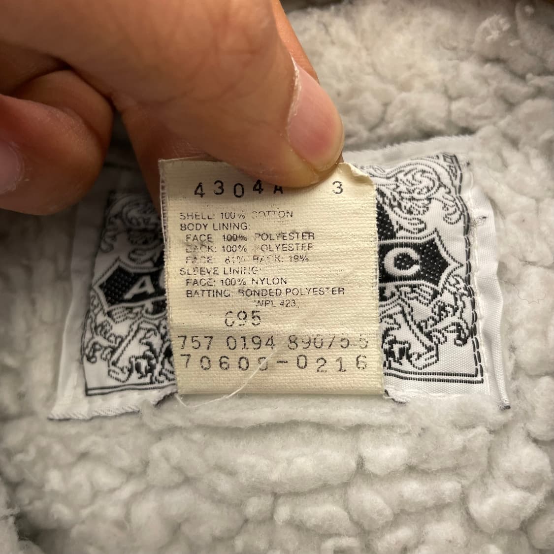 90s 리바이스 라이트 워시드 쉐르파 데님 자켓 상품이미지10