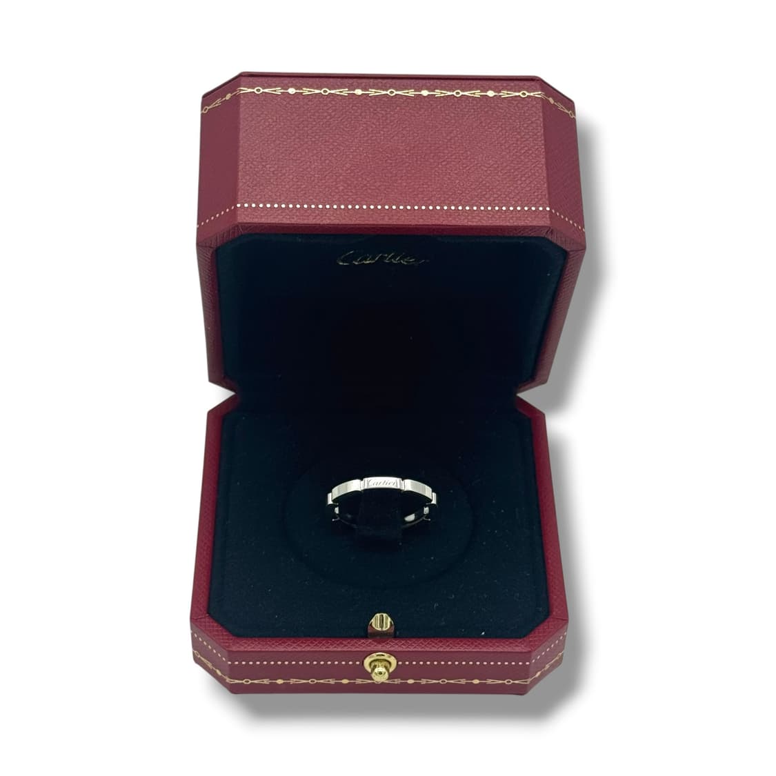 까르띠에 마이용 팬더 웨딩밴드 링 반지 18K 화이트골드 59호 상품이미지2