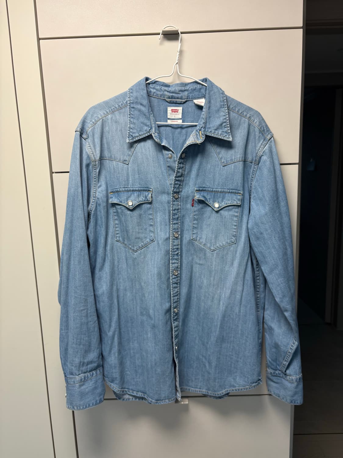 리바이스 바스토우 웨스턴 셔츠 연청 L(100) 상품이미지1