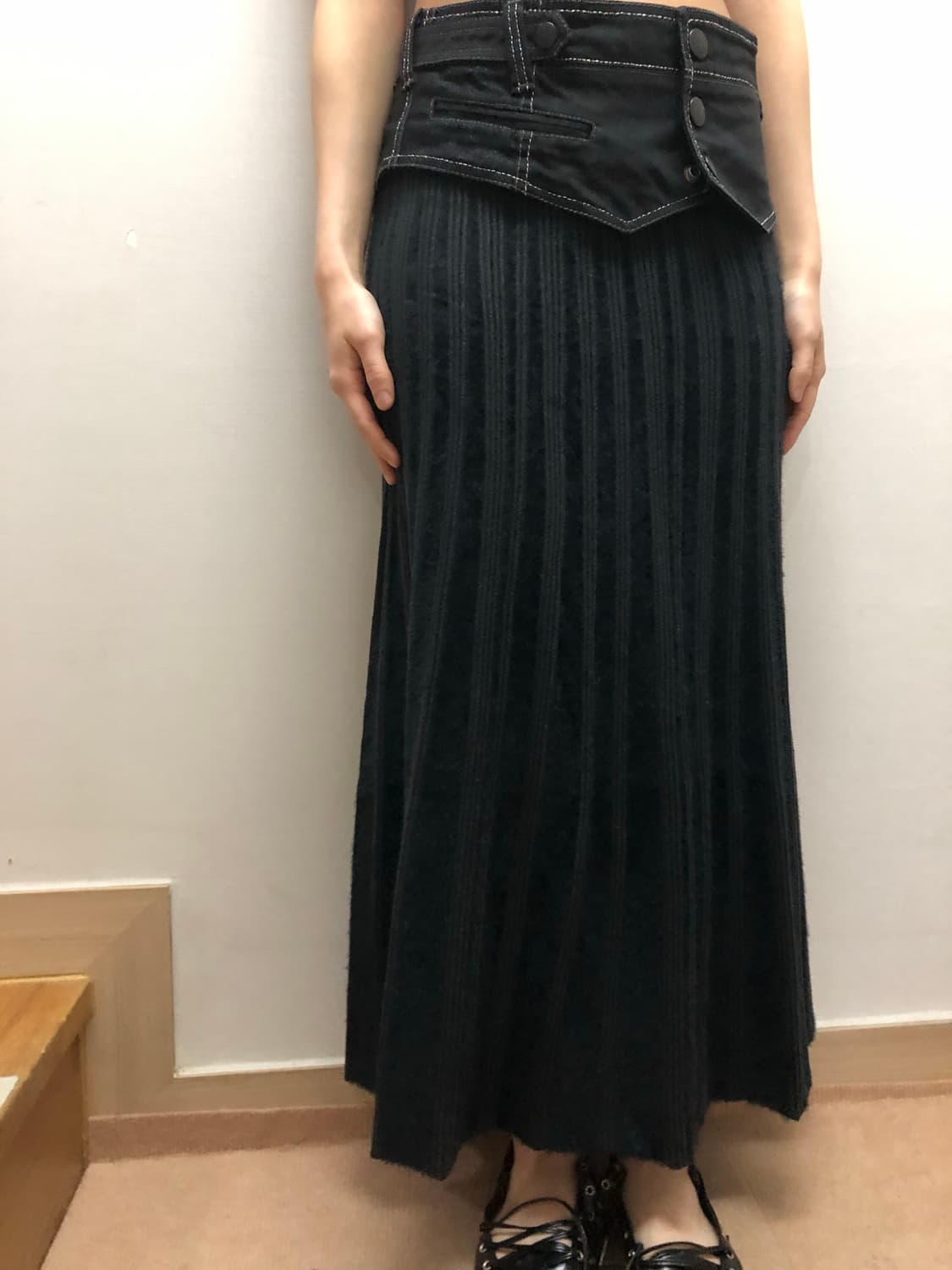 빈티지 블랙 포켓 벨트 상품이미지4