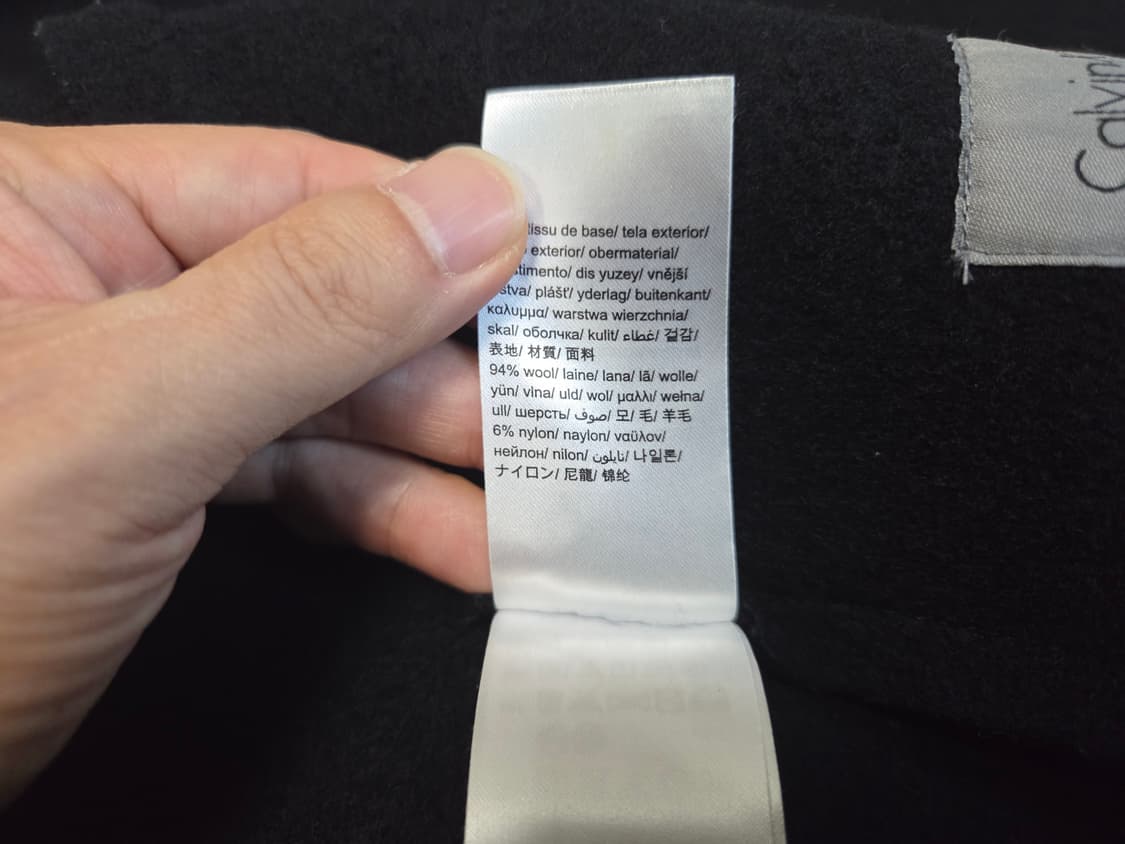 캘빈 클라인 CK 오버 싱글 코트  상품이미지6