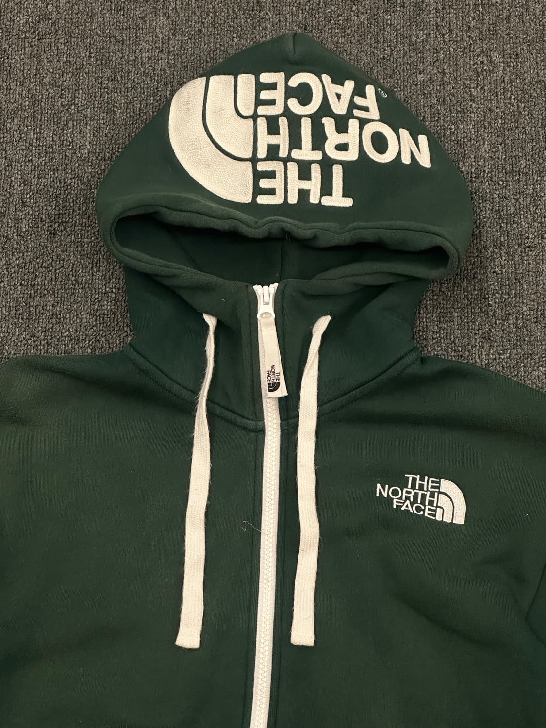 S)The North Face 빈티지 플리스 그린 후드집업 상품이미지3