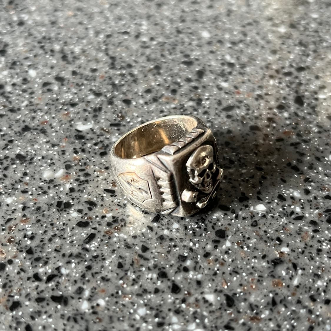 네이버후드 스컬 실버링 상품이미지3