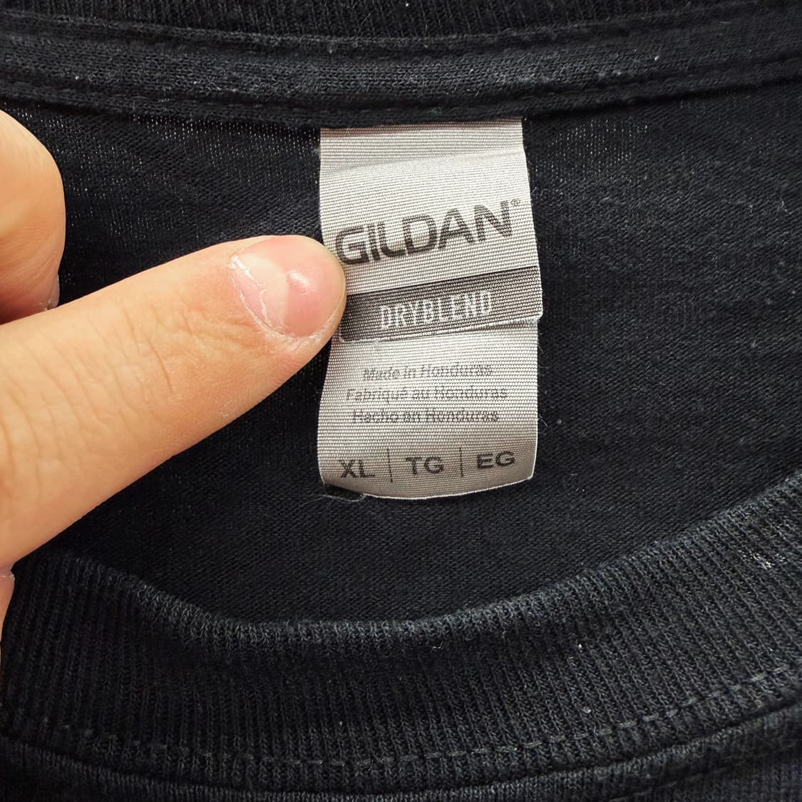 빈티지 롱슬리브 클래식폰트 후면 그래픽 시보리 디테일 블랙 상품이미지7