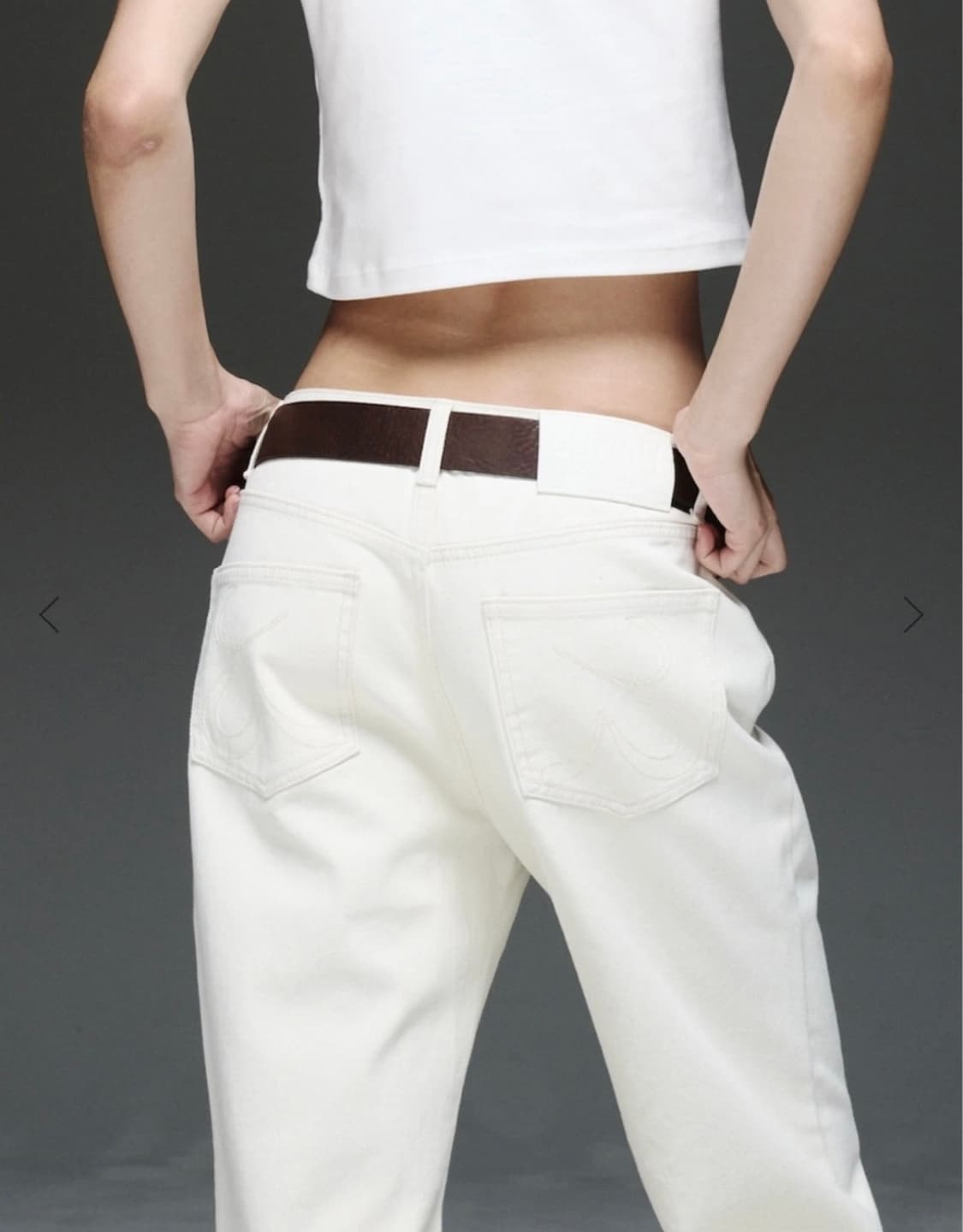 글로니 제인 진 화이트 상품이미지2