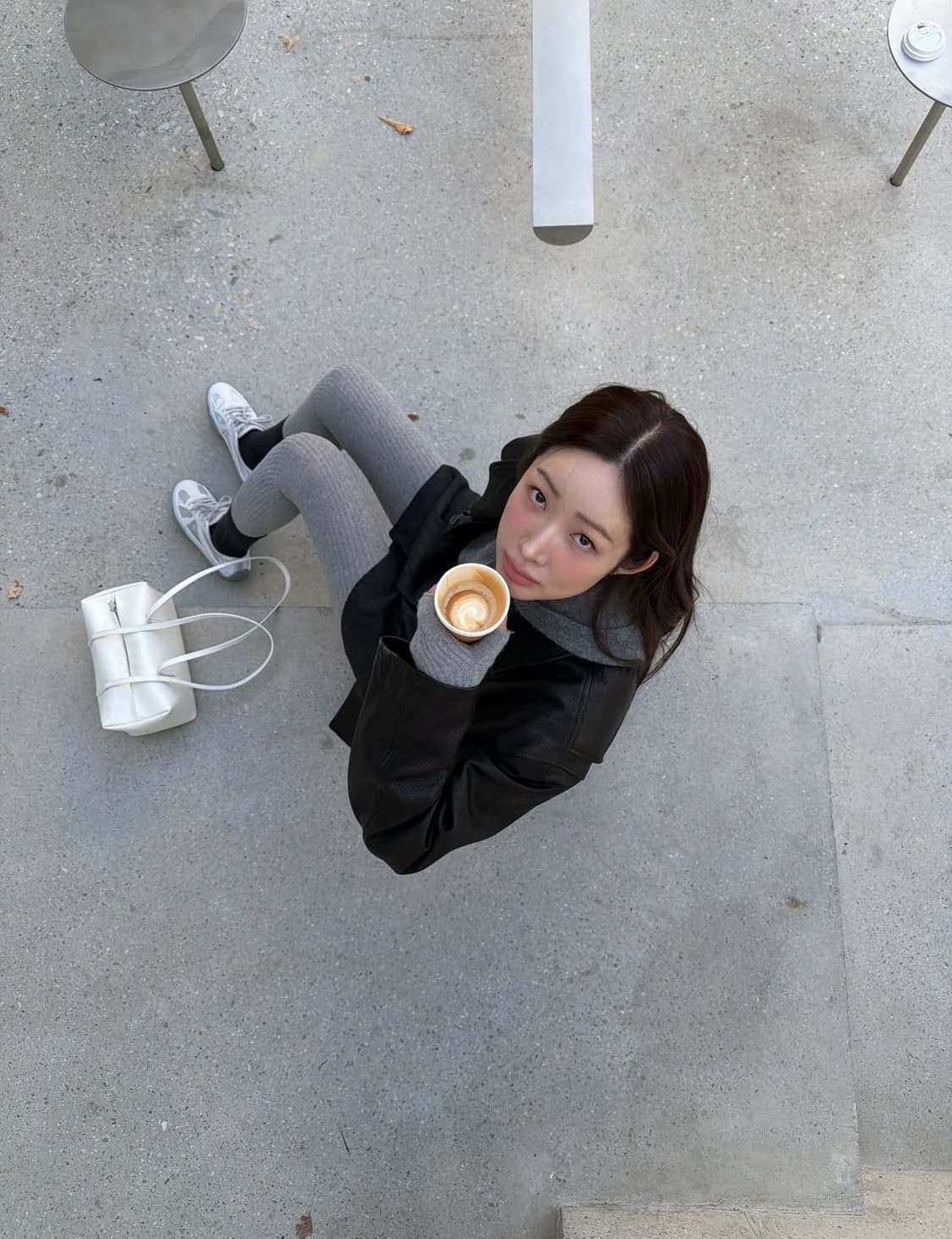 렉토 RECTO 빈티지 레더 초어 자켓 블랙 상품이미지2