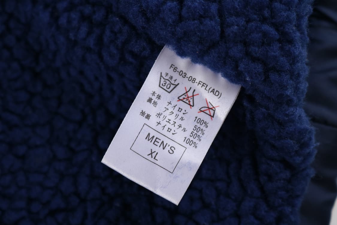 [XL] 90's 나이키 스우시 빅로고 올드스쿨 양털 롱패딩 상품이미지9