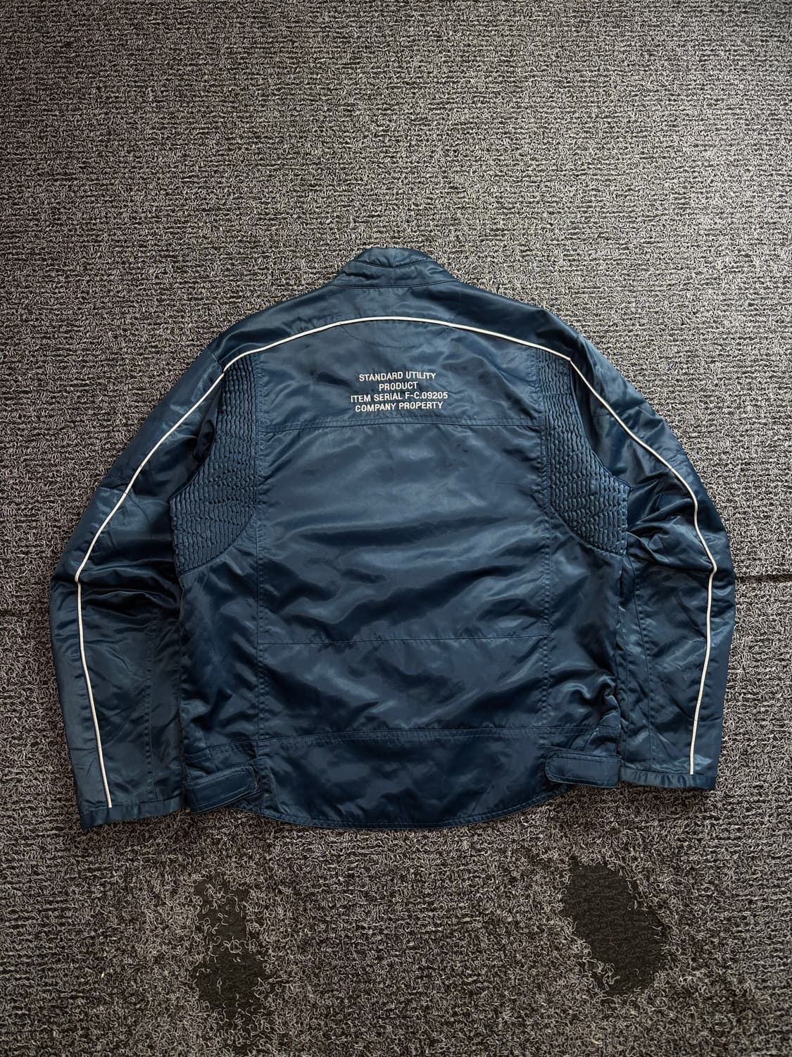 00s 후부 올드스쿨 나일론 쉘 바이커 자켓 3357 상품이미지4