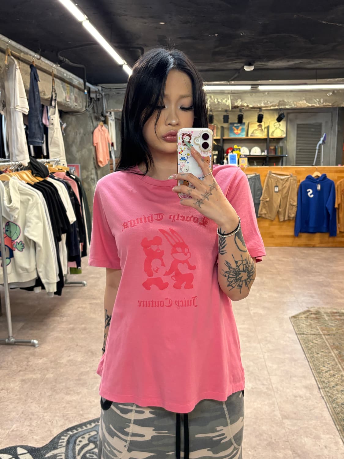 주씨꾸뛰르 핑크 반팔티 #csz4336 상품이미지2
