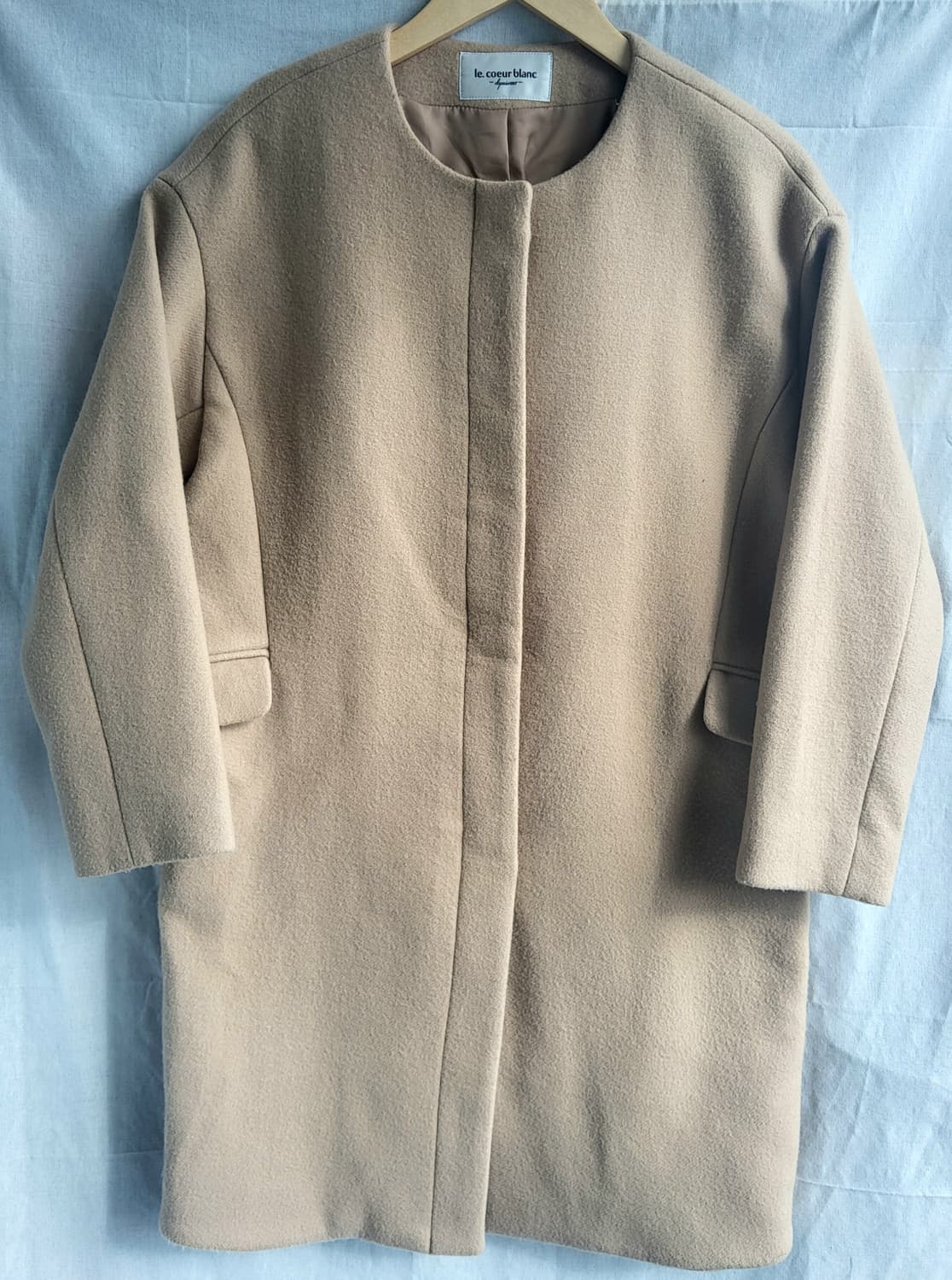 LE. COEUR BLANC 르 쿠르 블랑 │ 여성용 S 울 코트 상품이미지1