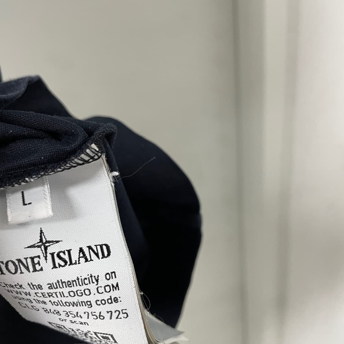 스톤아일랜드 네이비 반팔 티셔츠 L 상품이미지6