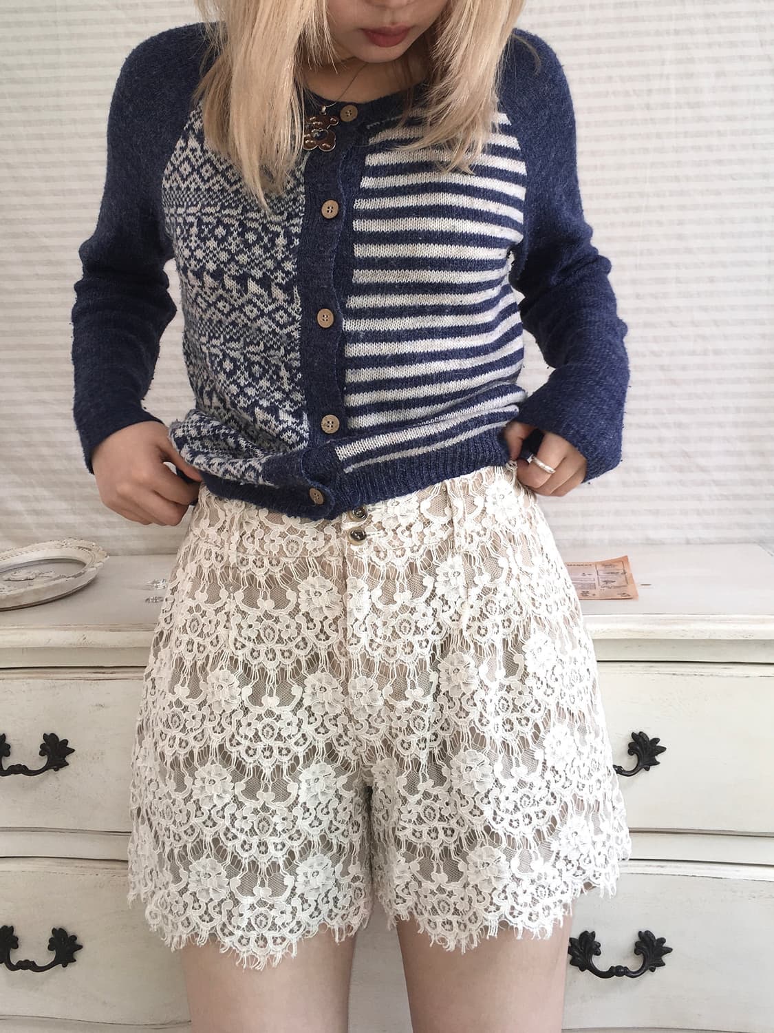 jpn vintage antique lace half pants 상품이미지3