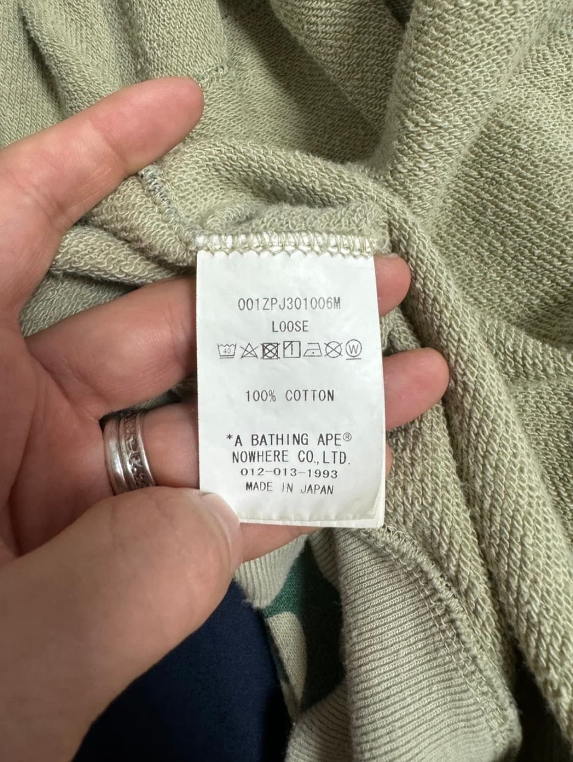 베이프 XL 후드집업 상품이미지5