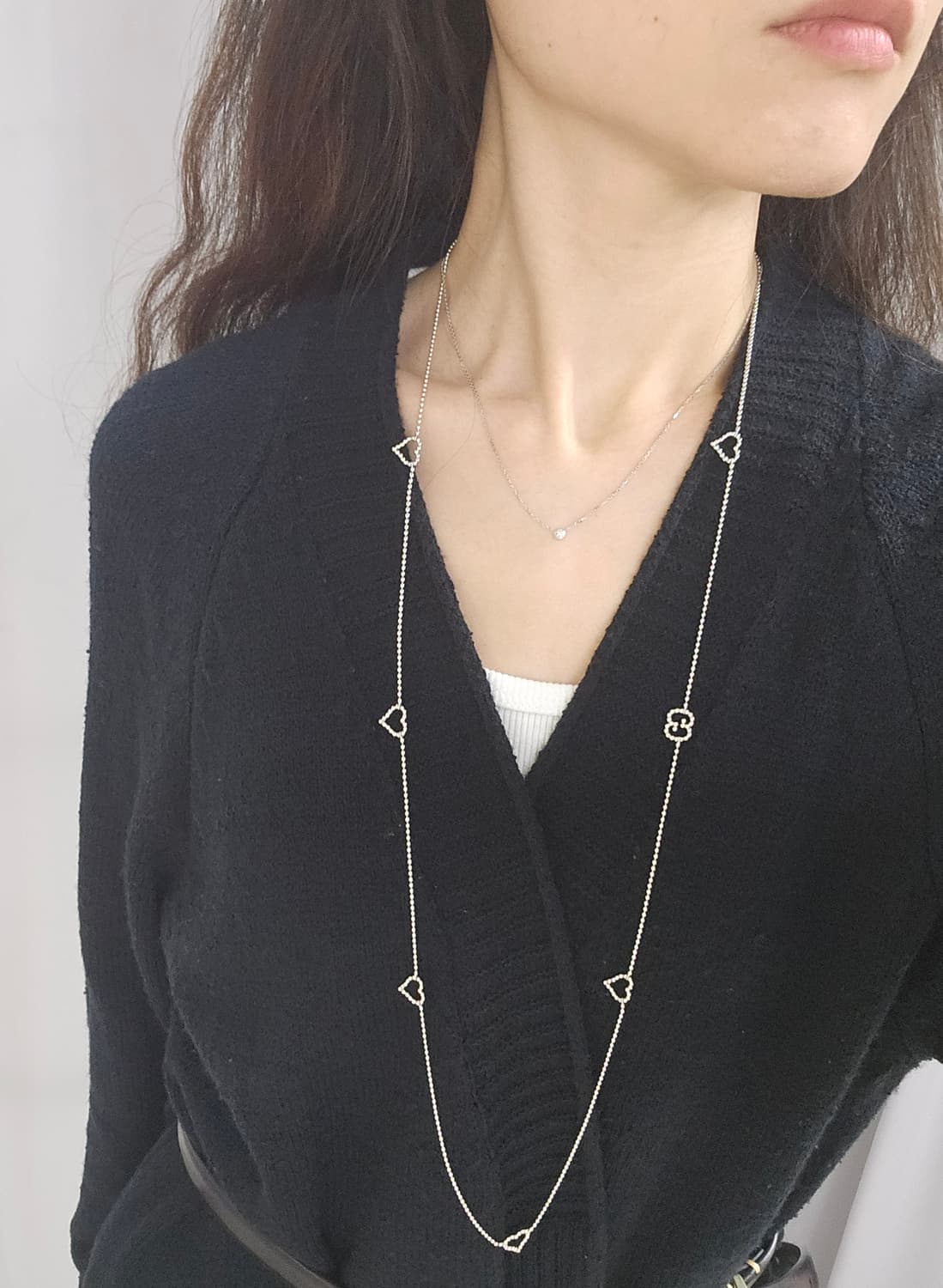 [희귀템] 구찌 925 하트 볼체인 롱 목걸이 90cm [정품/풀박스] 상품이미지8