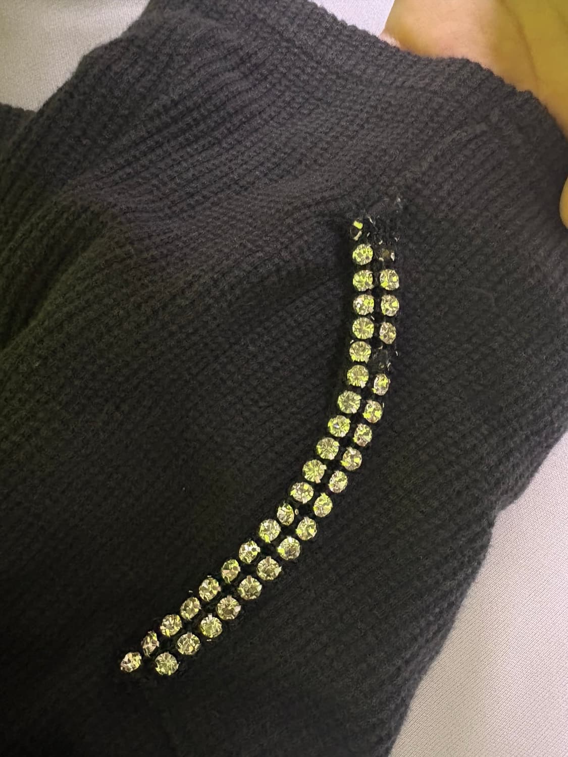 kitson 빈티지 펑크 롱슬리브 블랙 미니원피스 상품이미지5