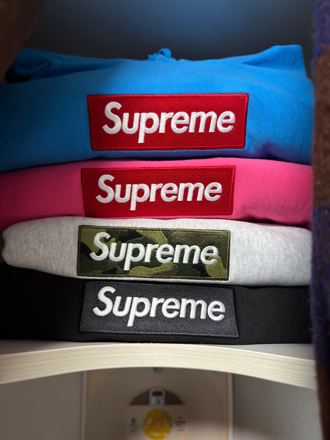 L 25fw 슈프림 후드 시안,마젠타 판매 상품이미지1